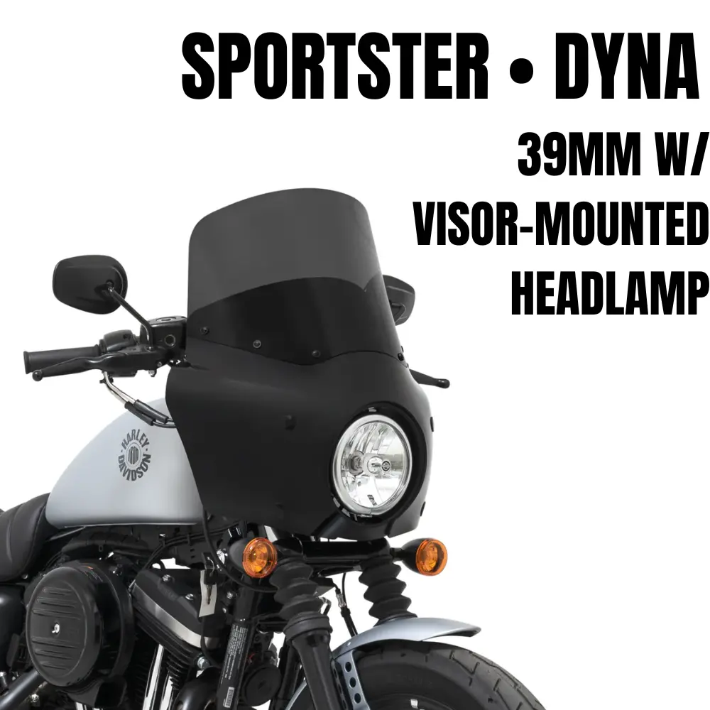 Memphis Shades Road Warrior Fairing Kit For 1987-2022 Harley-Davidson Dyna And Sportster With 39Mm Fork And Visor 1