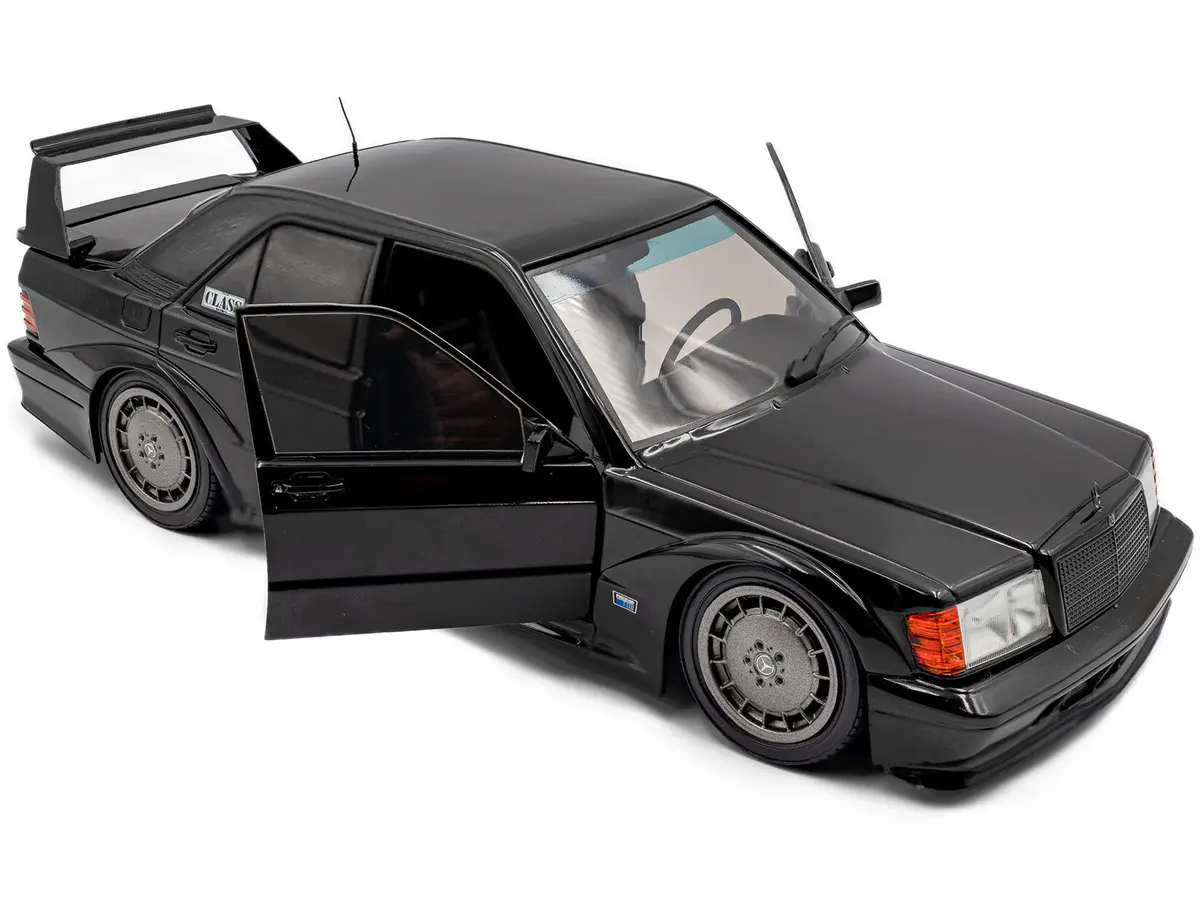 Mercedes Benz 190 Evolution Ii (W201) "Solido Works" Black 1/18 Diecast Model Car By Solido 2