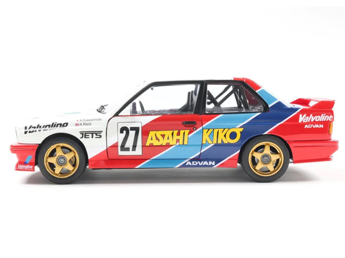 Bmw E30 M3 #27 Atsushi Kawamoto - Anthony Reid "Japanese Touring Car Championship" (1986) "Competition" Series 1/18 Diecast Model Car By Solido 2