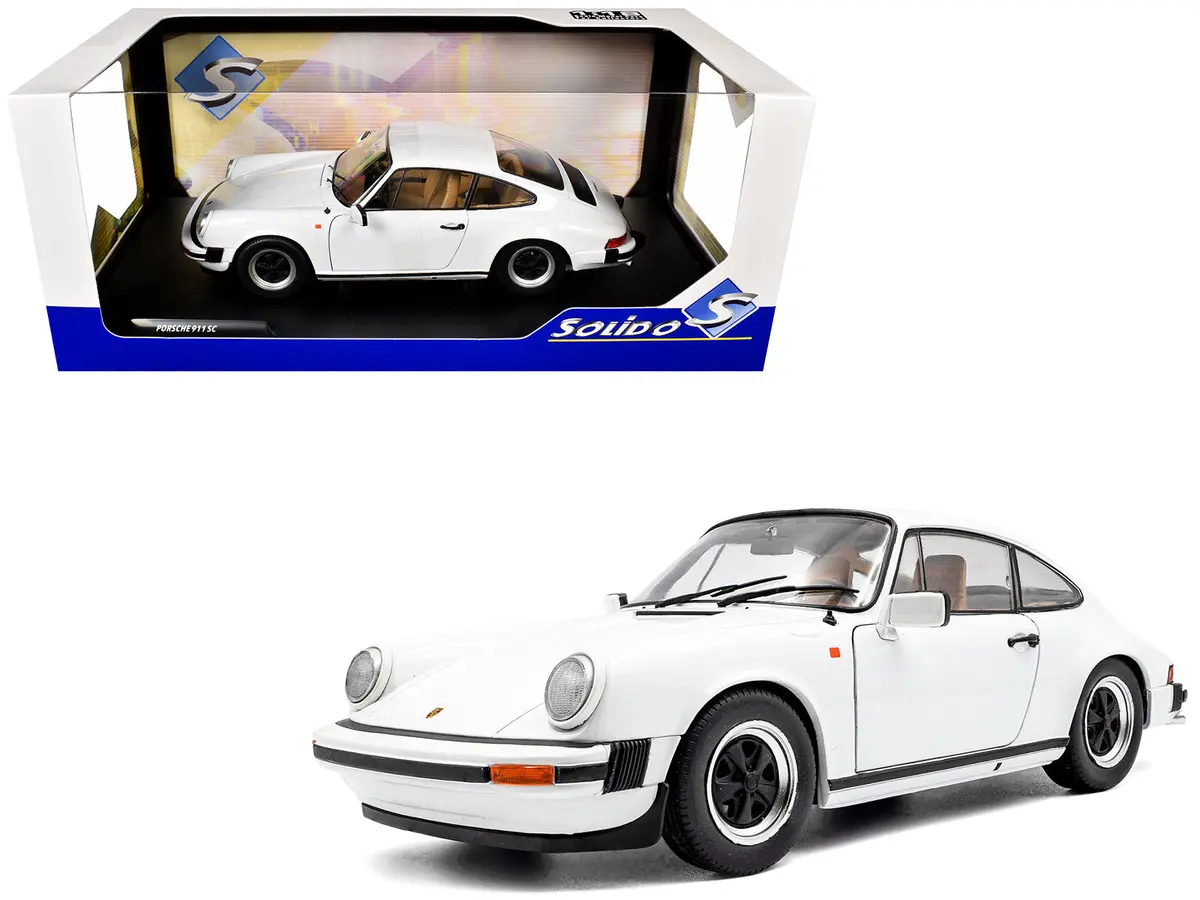 1974 Porsche 911 (930) 3.0 Sc Grand Prix White 1/18 Diecast Model Car By Solido 1