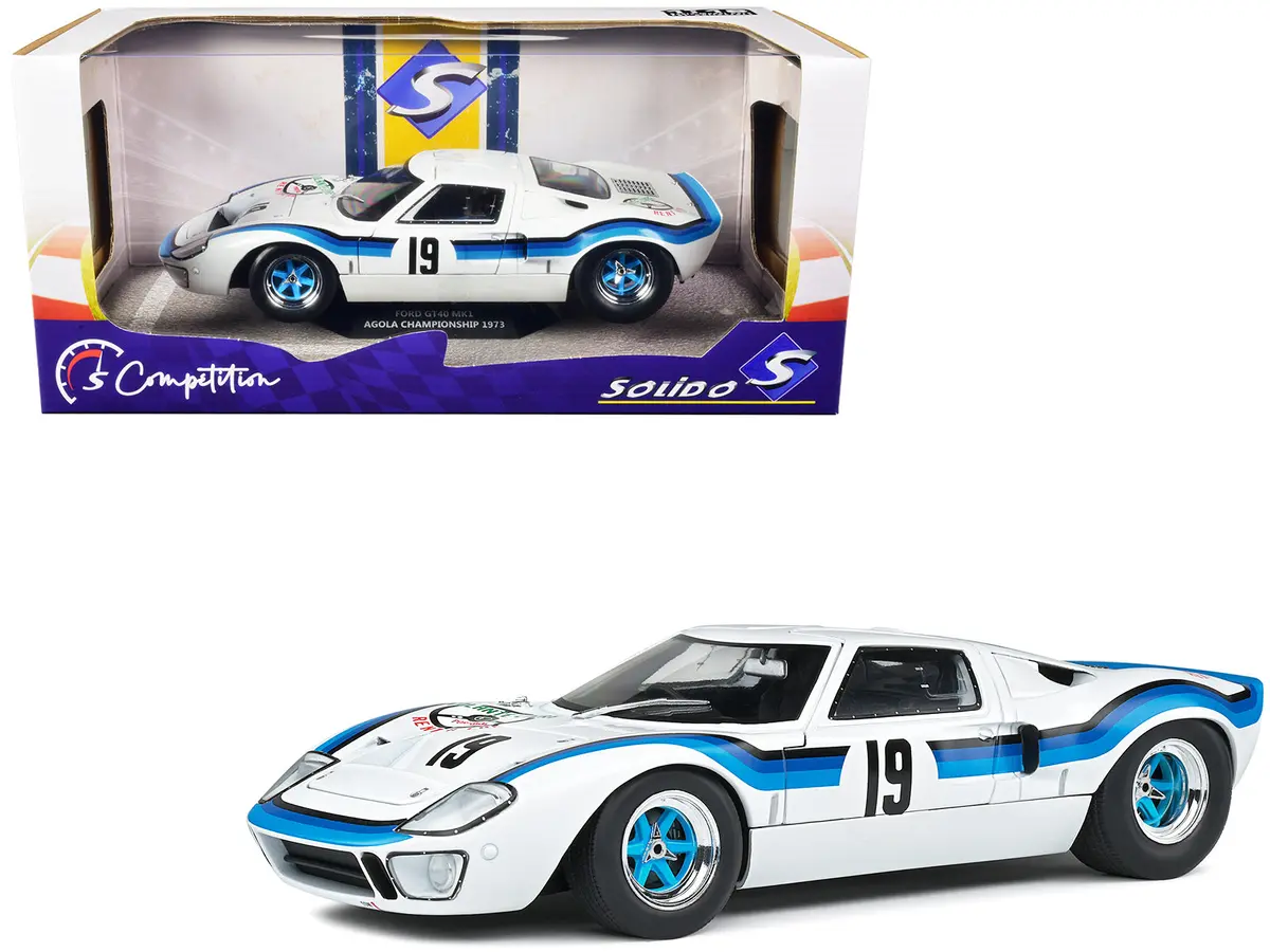 Ford Gt40 Mk.1 Rhd (Right Hand Drive) #19 Emilio Marta "Angola Championship" (1973) "Competition" Series 1/18 Diecast Model Car By Solido 1