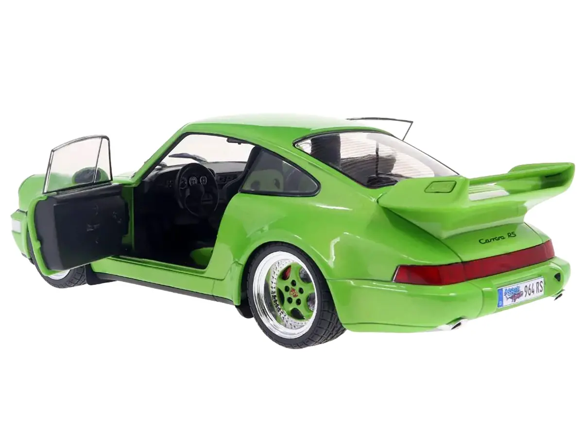 1990 Porsche 911 (964) Carrera Rs "Streetfighter" Green Metallic 1/18 Diecast Model Car By Solido 2