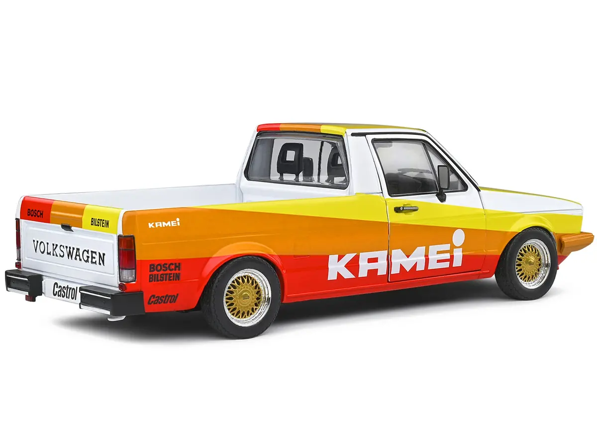 1982 Volkswagen Caddy Mk 1 Pickup Truck "Kamei Tribute" 1/18 Diecast Model By Solido 2