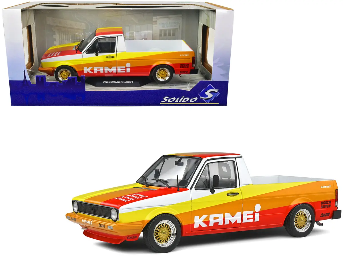 1982 Volkswagen Caddy Mk 1 Pickup Truck "Kamei Tribute" 1/18 Diecast Model By Solido 1