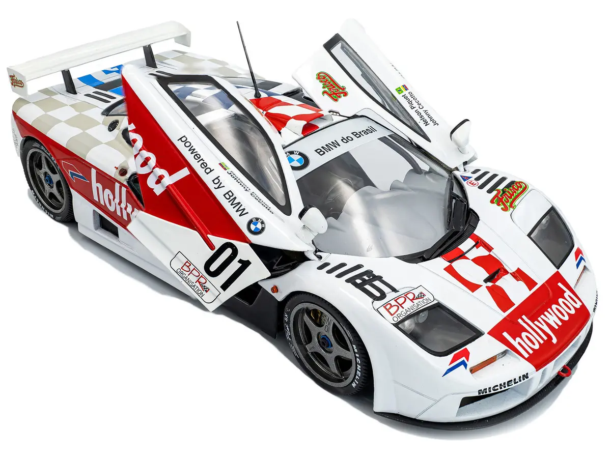Mclaren F1 Gtr Short Tail #01 Nelson Piquet - Johnny Cecotto Winner "2 Hours Of Brasilia" (1996) "Competition" Series 1/18 Diecast Model Car By Solido 2