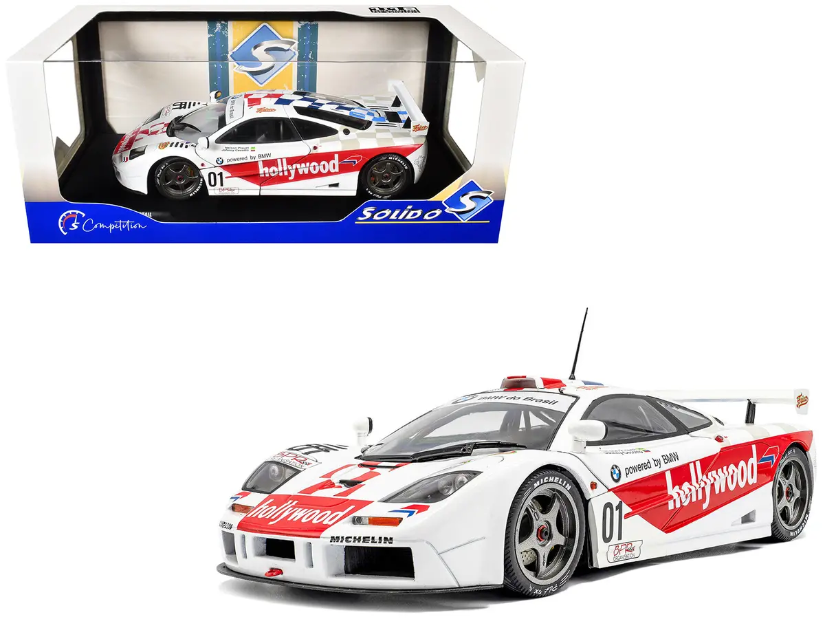 Mclaren F1 Gtr Short Tail #01 Nelson Piquet - Johnny Cecotto Winner "2 Hours Of Brasilia" (1996) "Competition" Series 1/18 Diecast Model Car By Solido 1