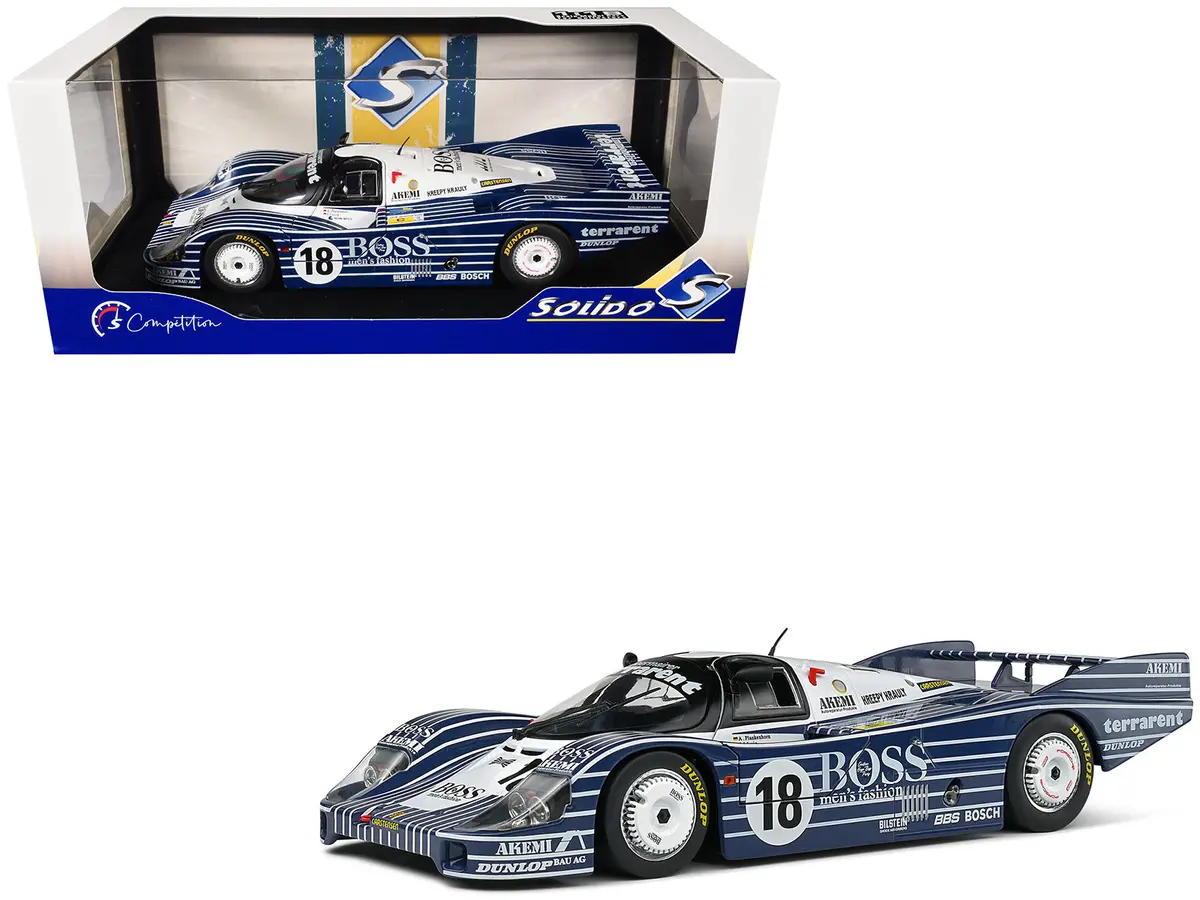 Porsche 956Lh #18 Jurgen Lassig - Axel Plankenhorn - Desire Wilson "24 Hours Of Le Mans" (1983) "Competition" Series 1/18 Diecast Model Car By Solido 1