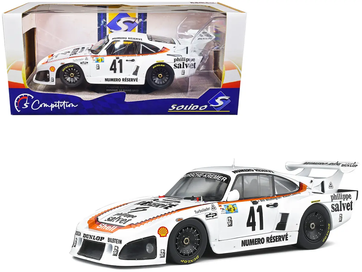 Porsche 935 K3 #41 Klaus Ludwig - Don Whittington - Bill Whittington Winner 24 Hours Of Le Mans (1979) "Competition" Series 1/18 Diecast Model Car By Solido 1