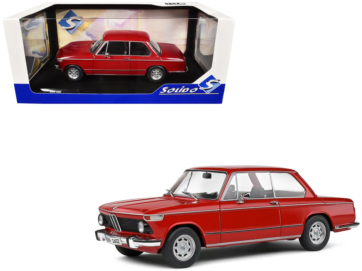 1971 Bmw 1602 Verona Red 1/18 Diecast Model Car By Solido 1