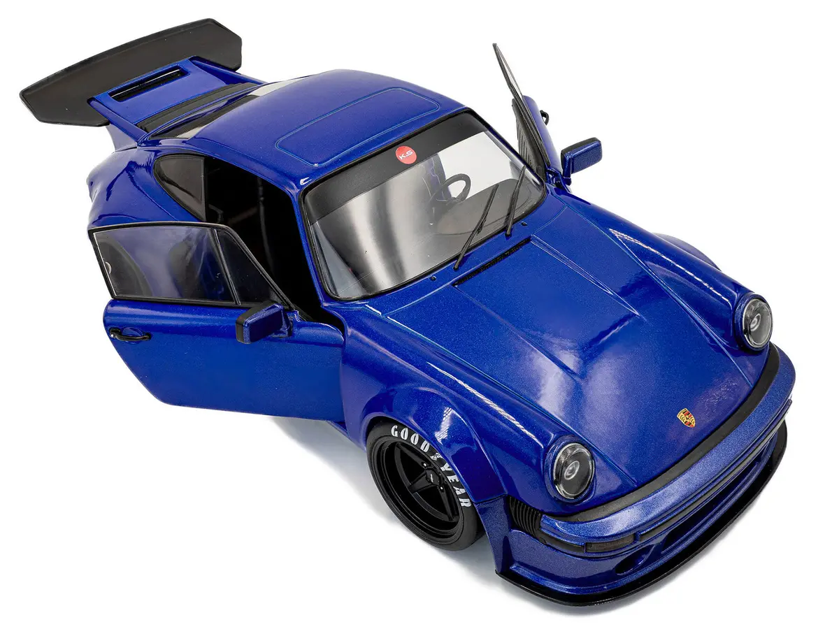 2024 Porsche 911 Ks-R By Khyzyl Saleem Dark Blue Metallic 1/18 Diecast Model Car By Solido 2
