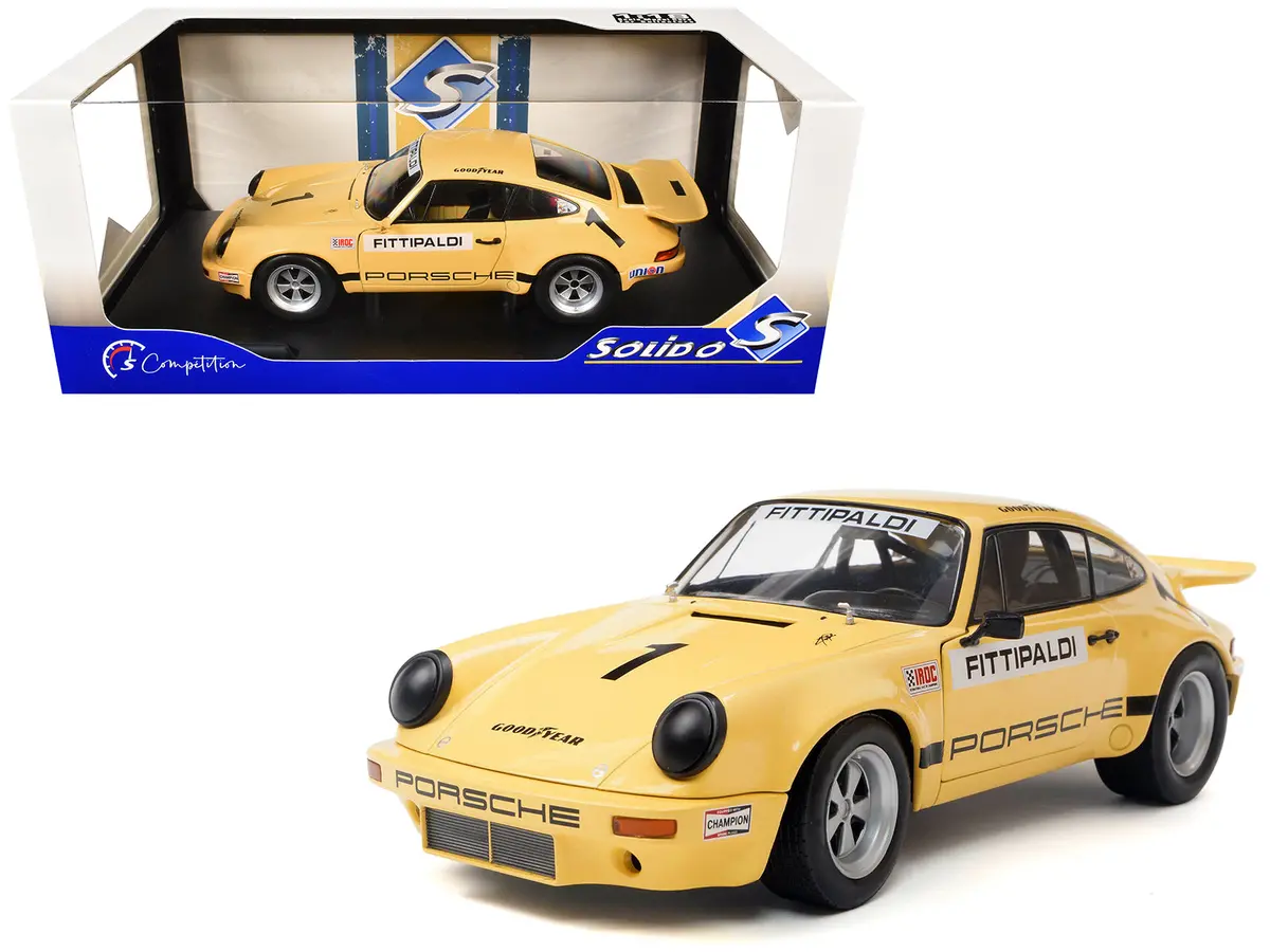 Porsche 911 Iroc #1 Emerson Fittipaldi "International Race Of Champions" (1974) "Competition" Series 1/18 Diecast Model Car By Solido 1