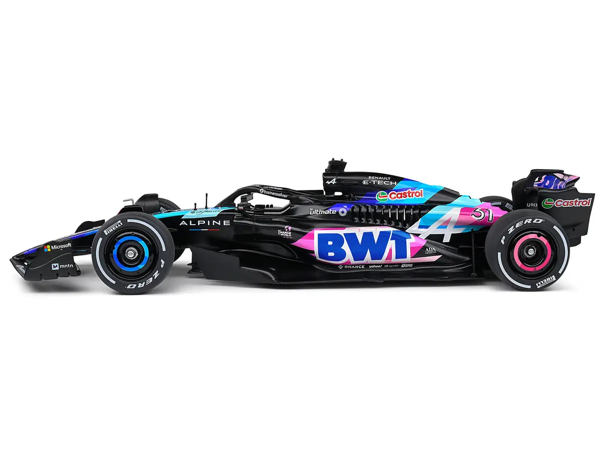 Alpine A524 Presentation Edition "Bwt" "Formula One F1 World Championship" (2024) "Competition" Series 1/18 Diecast Model Car By Solido 2