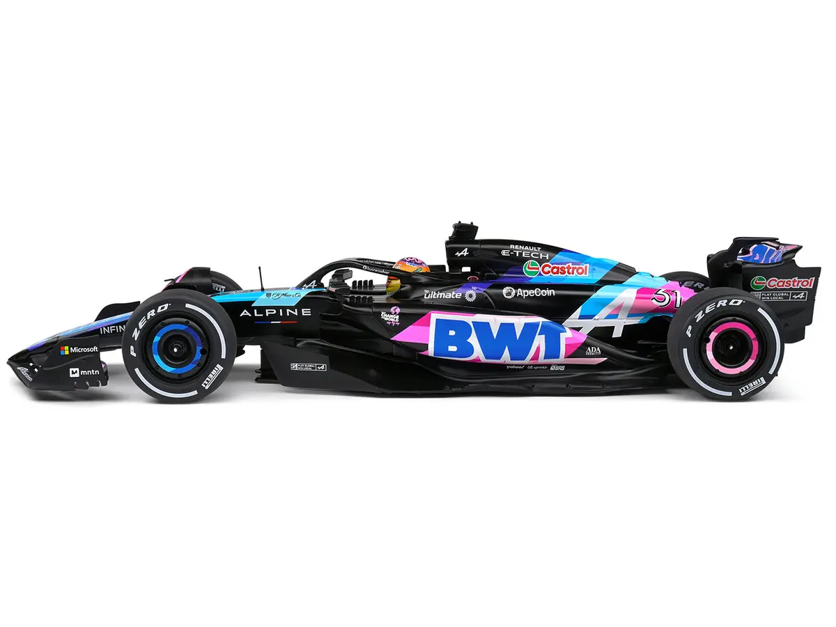 Alpine A524 #31 Esteban Ocon "Bwt" Formula One F1 Miami Gp (2024) "Competition" Series 1/18 Diecast Model Car By Solido 2