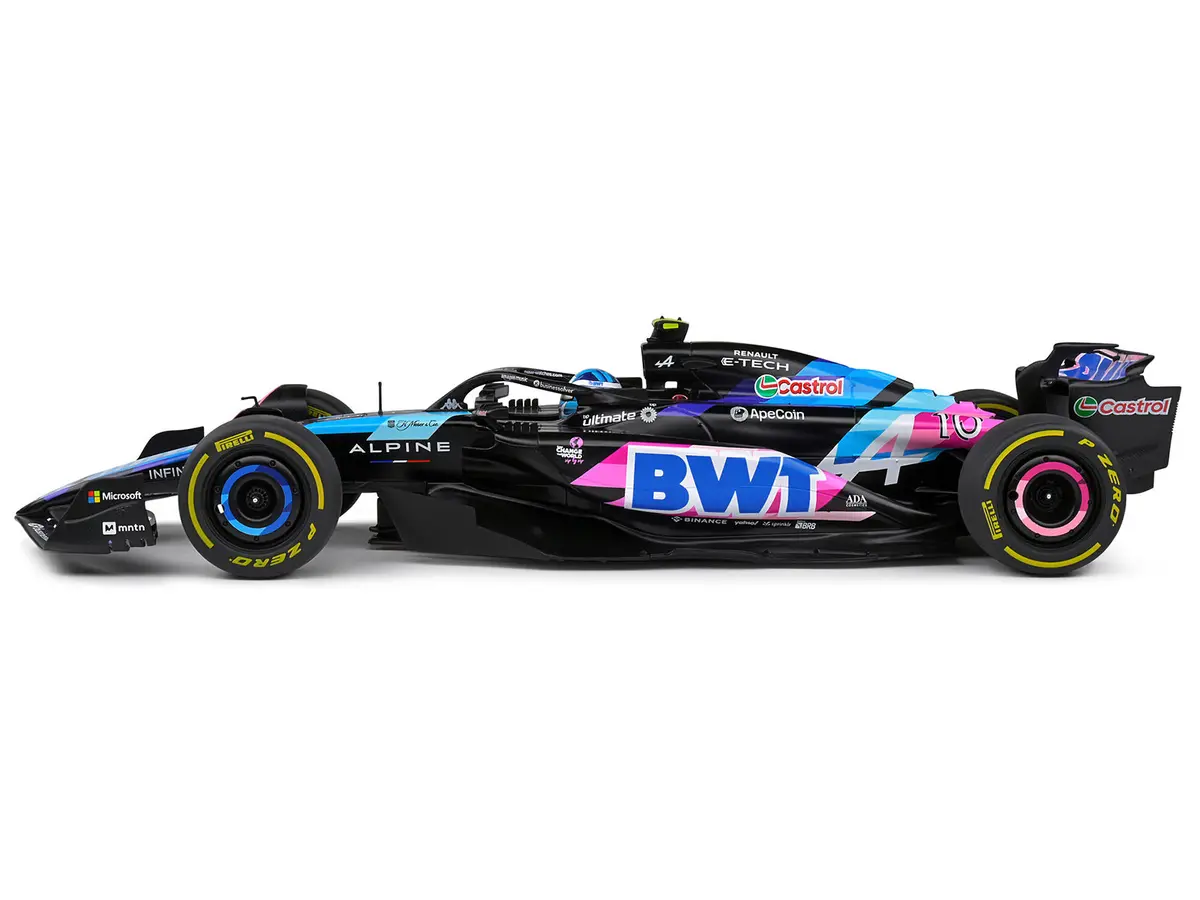 Alpine A524 #10 Pierre Gasly "Bwt" Formula One F1 Monaco Gp (2024) "Competition" Series 1/18 Diecast Model Car By Solido 2