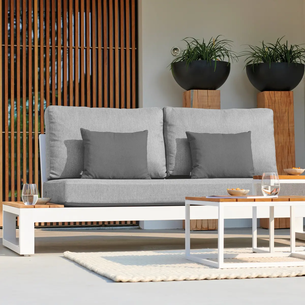 Life Soho Loveseat With Side Tables 1
