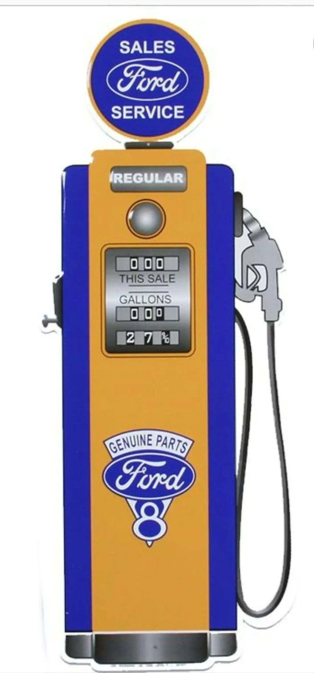 Vintage Ford Gas Pump 1