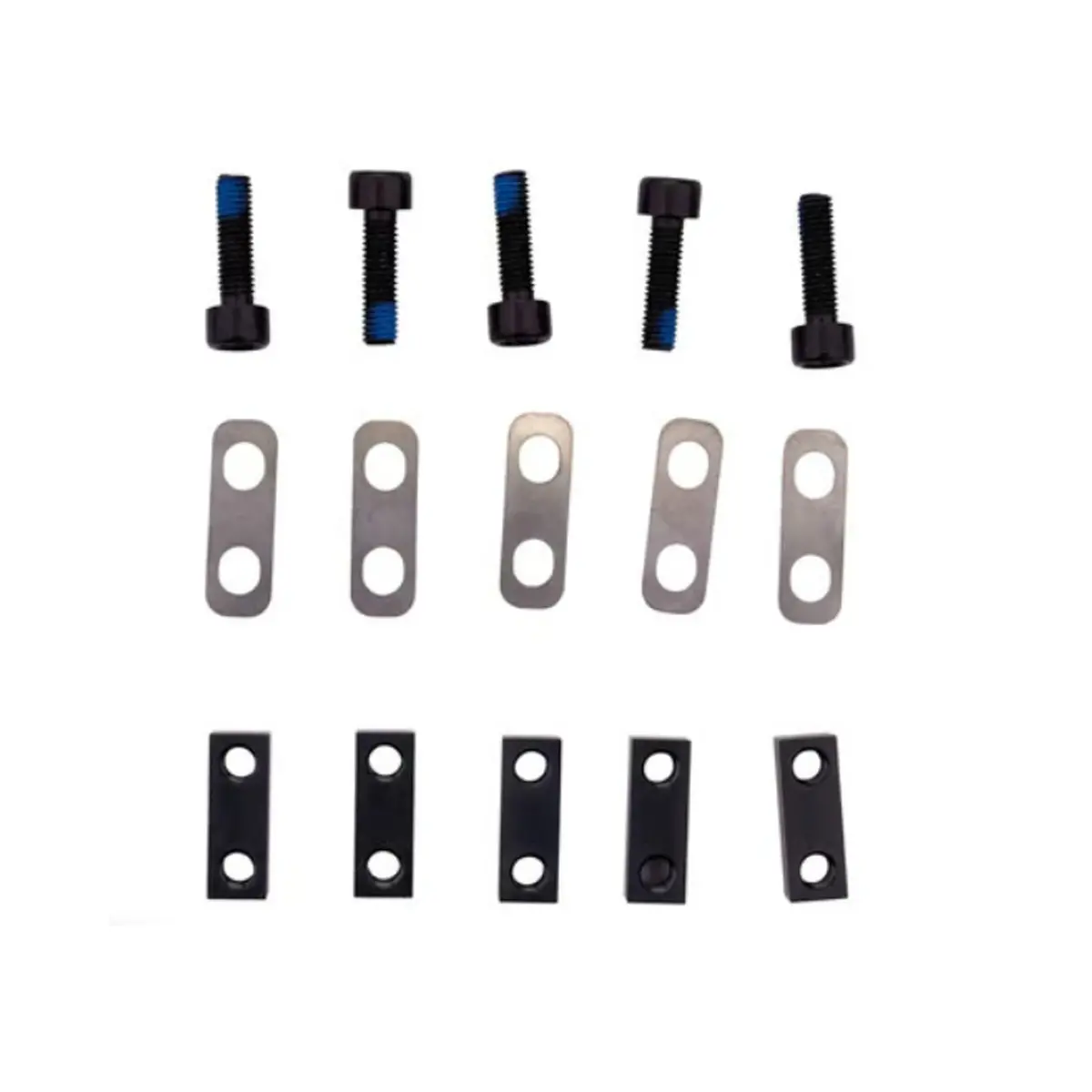 Kit: Fox 40/Marzocchi 58 Lower Leg Axle Pinch Bolt Parts (5 Each: Fasteners, Shims, And Pinch Bars. Axle Not Included) 1
