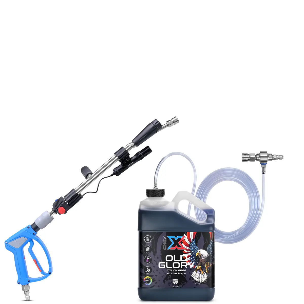 The Freedom Foamer Sawed Off: Tactical Strike Touch Free Vehicle Wash Kit 1