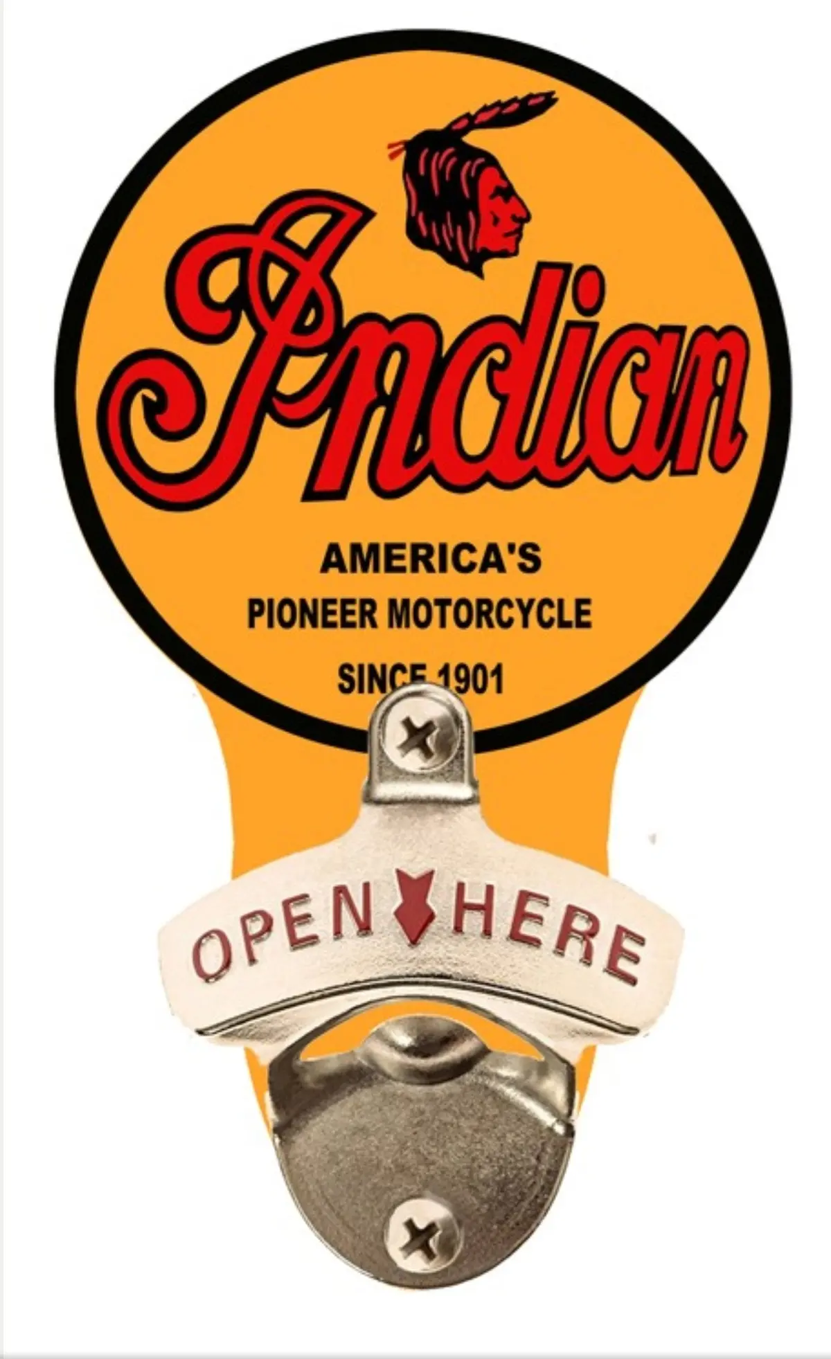 Indian Motorcycle Bottle Opener 1