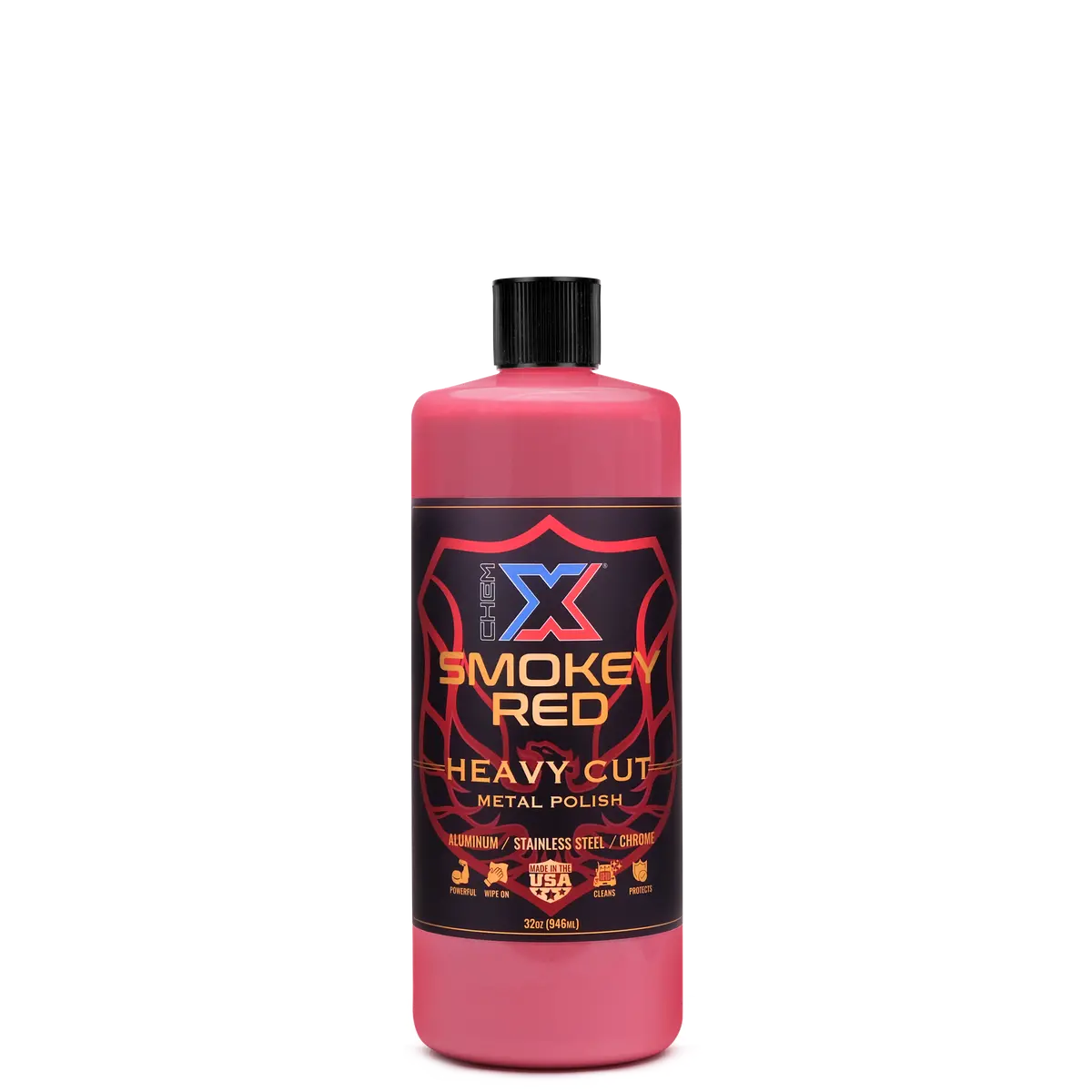 Smokey Red: Heavy Cut Metal Polish 1