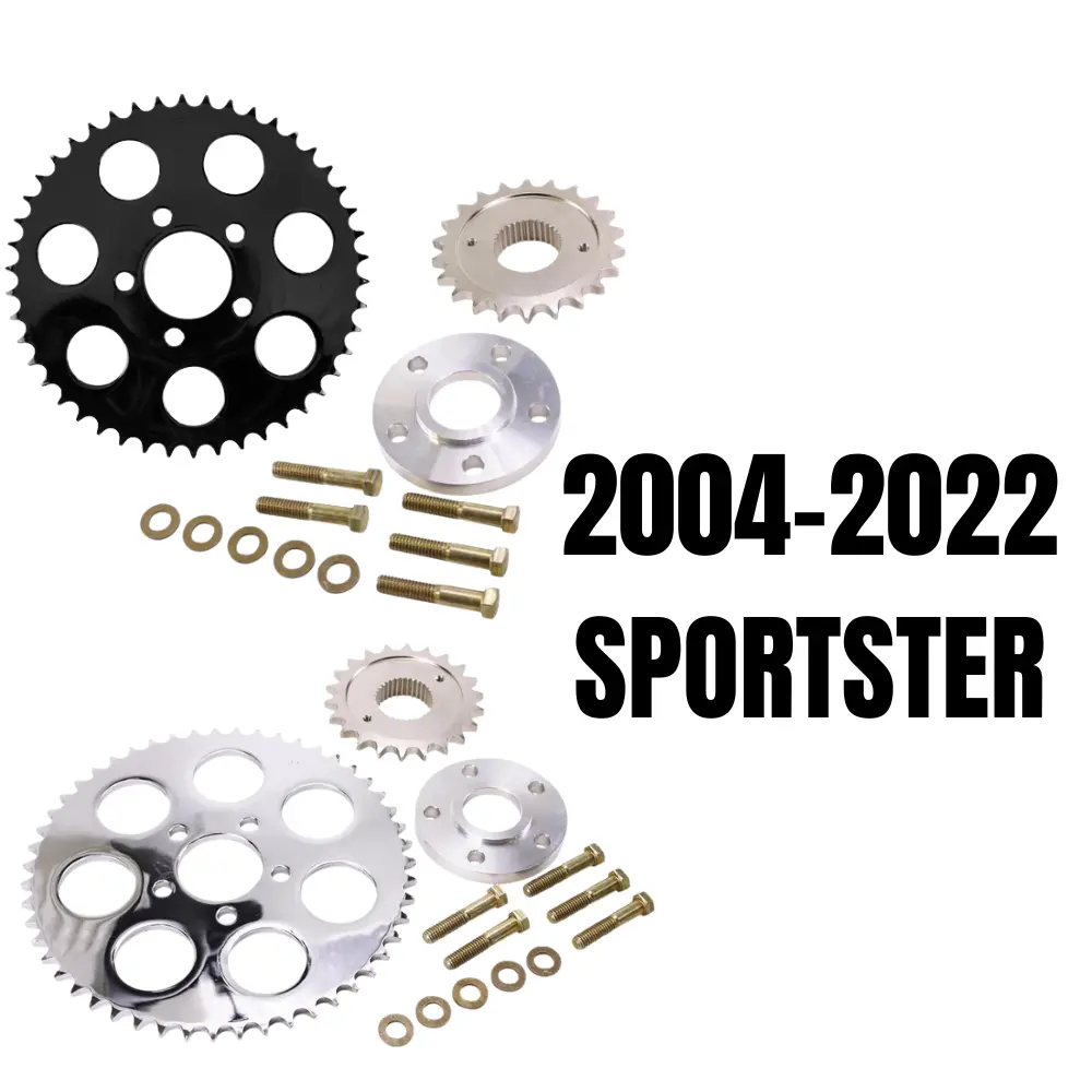 Tc Bros. Belt-To-Chain Conversion Kit For Harley-Davidson Sportster 2004-2022 1