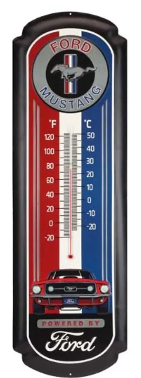 Ford Mustang Embossed Thermometer 1