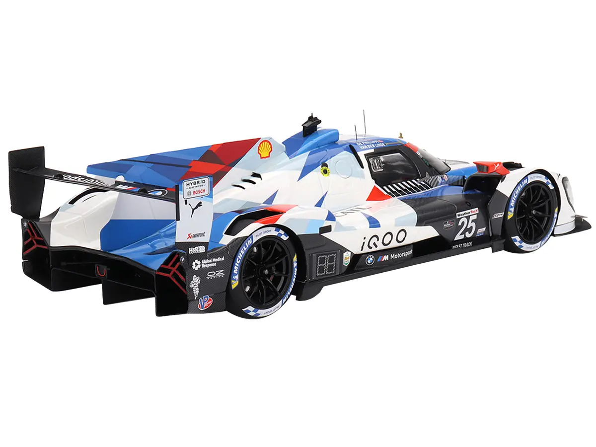Bmw M Hybrid V8 #25 Connor De Phillippi - Colton Herta - Sheldon Van Der Linde - Nick Yelloly "Bmw M Team Rll" Gtp Imsa "24 Hours Of Daytona" (2023) 1/18 Model Car By Top Speed 2