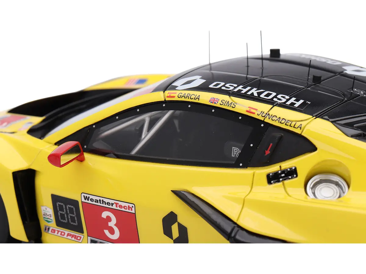 Chevrolet Corvette Z06 Gt3.R #3 Antonio Garcia - Daniel Juncadella - Alexander Sims "Corvette Racing By Pratt Miller Motorsports" "24 Hours Of Daytona" (2025) 1/18 Model Car By Top Speed 2