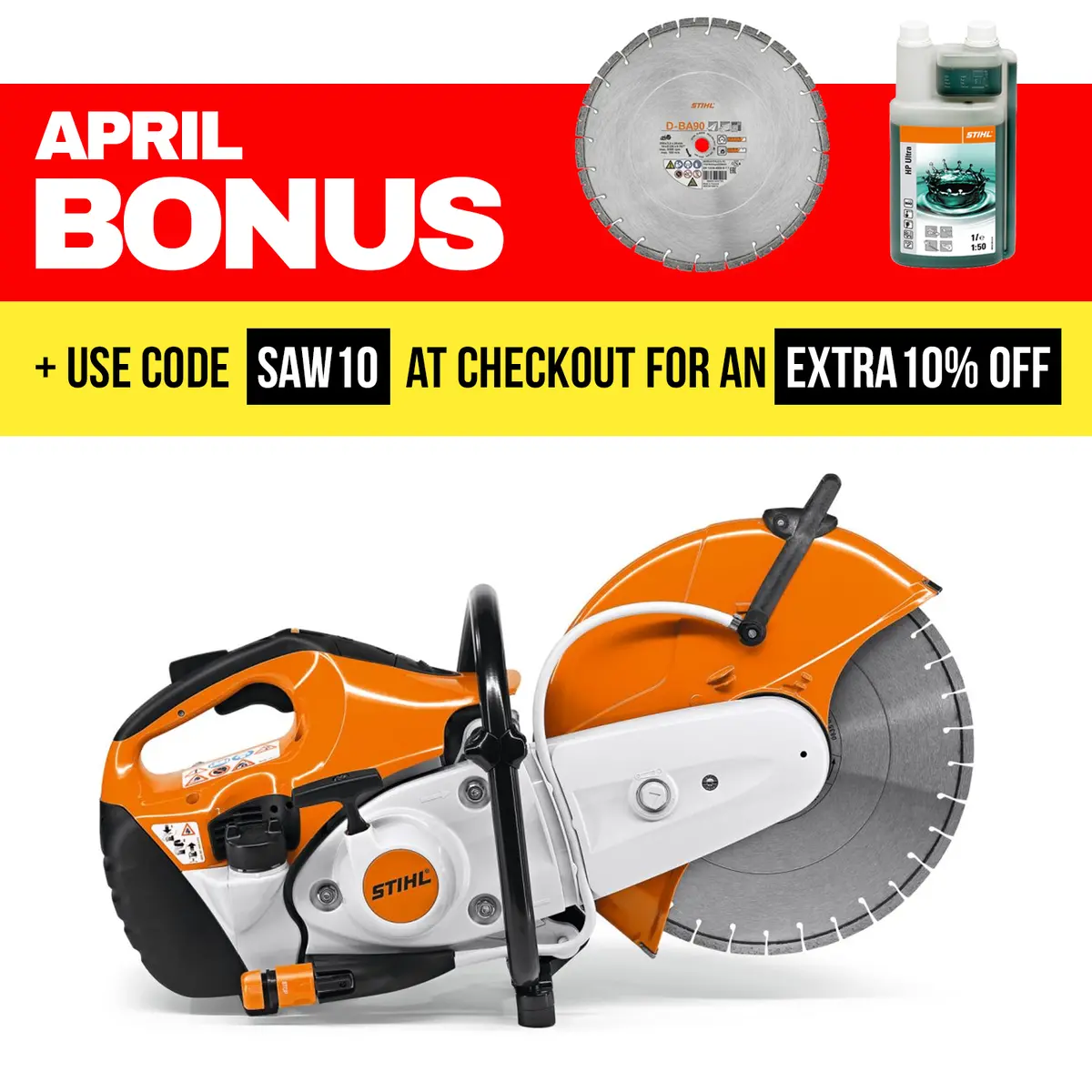 Stihl Ts420 Petrol Cut-Off Saw Premium Bundle 1
