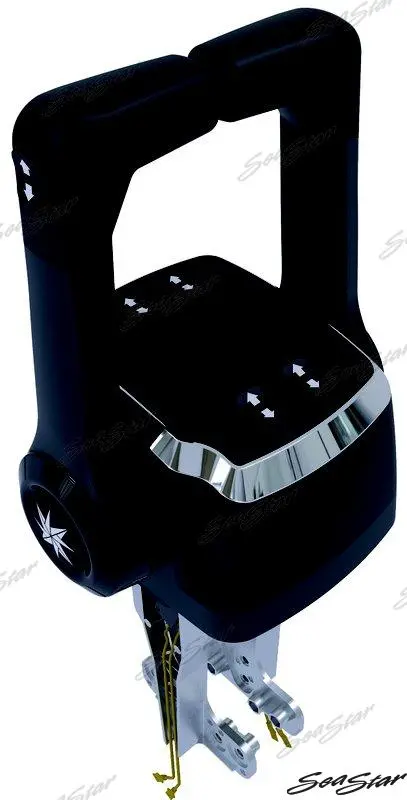 Dual Top Mount Consol Black T&T 1
