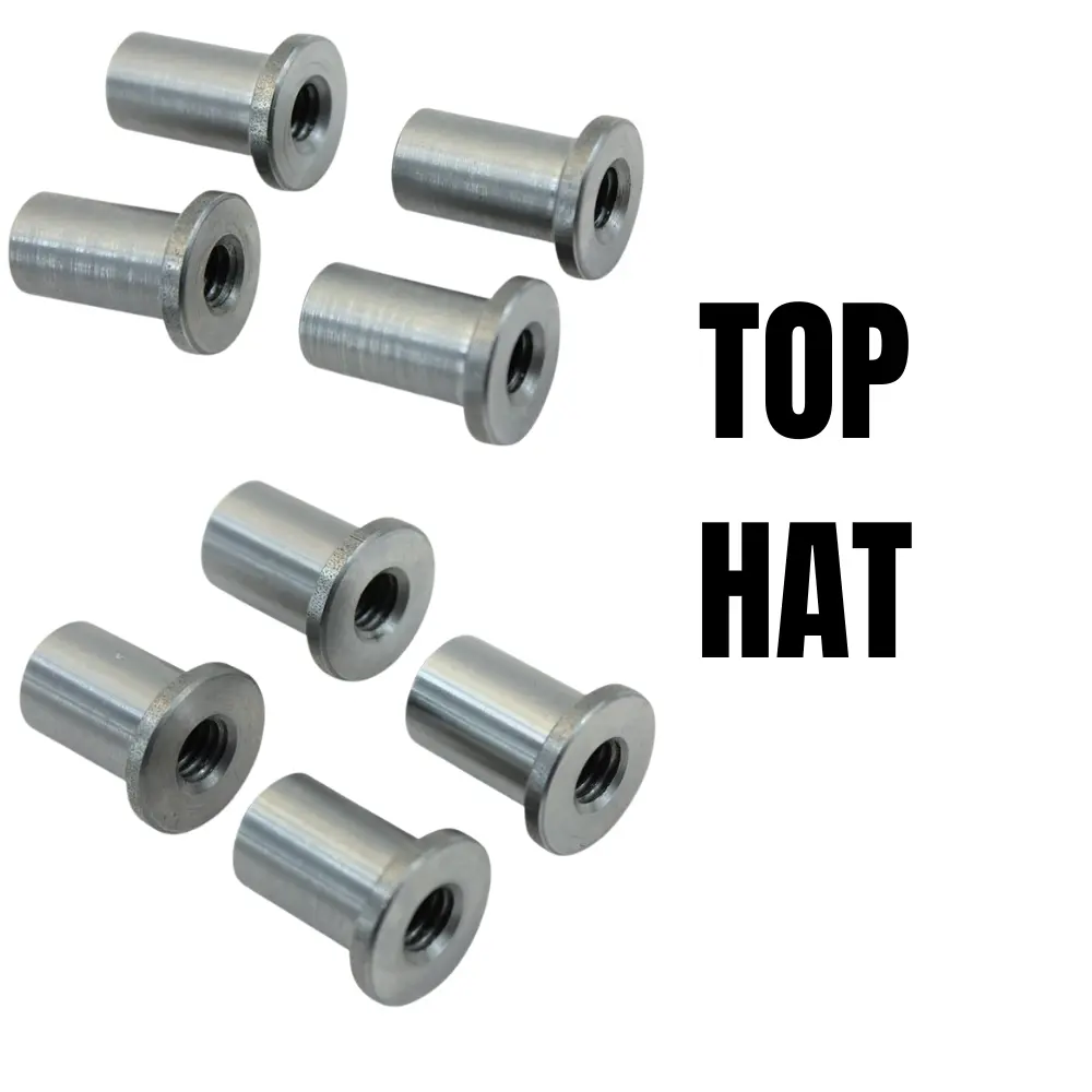 Tc Bros. Blind Threaded (Top Hat-Style) Mounting Bungs 1