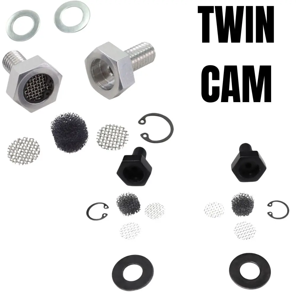 Tc Bros. Breather Bolts For Harley-Davidson Twin Cam 1
