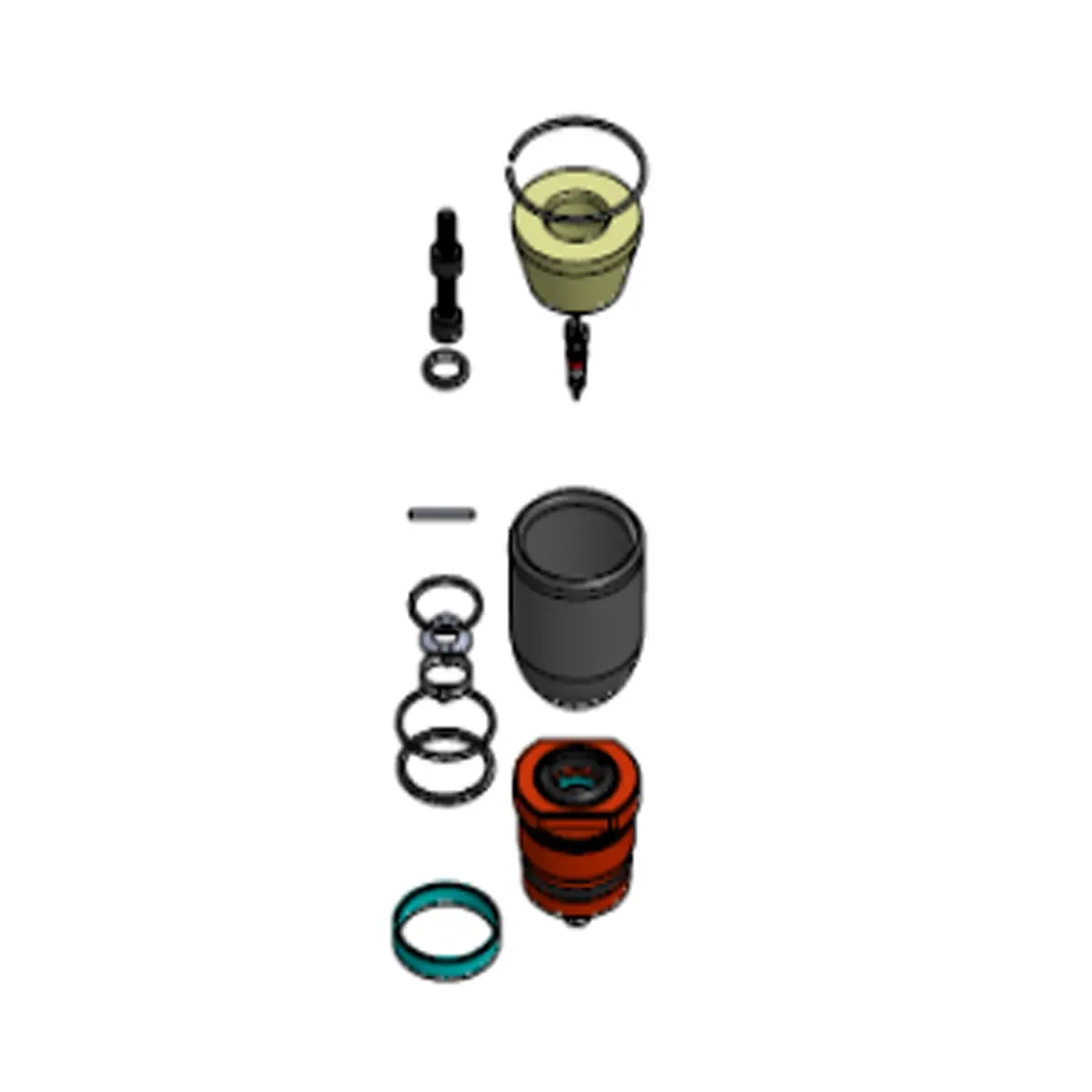 Dvo Shock Damper Service Kit 4