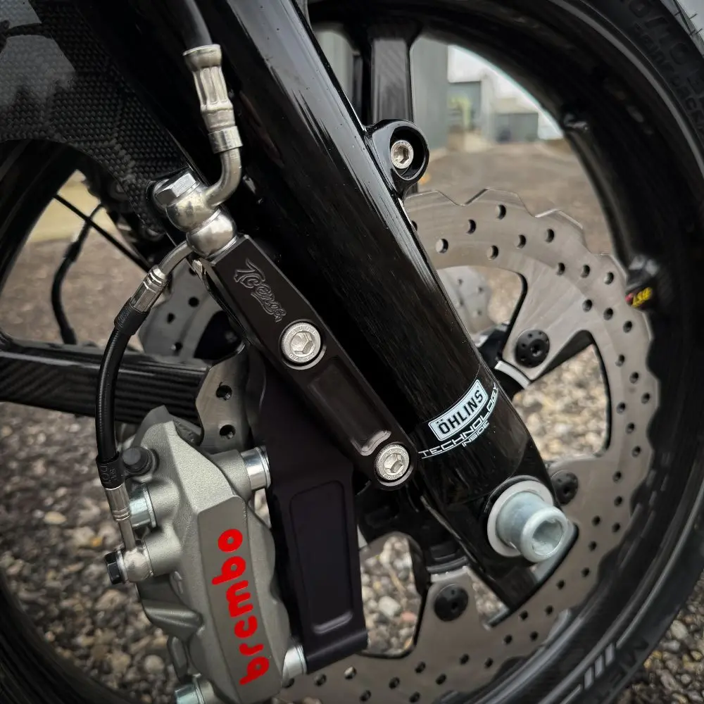 Tc Bros. Pro Series Radial Caliper Brake Line Kit For 2014-2023 Harley-Davidson Touring 2