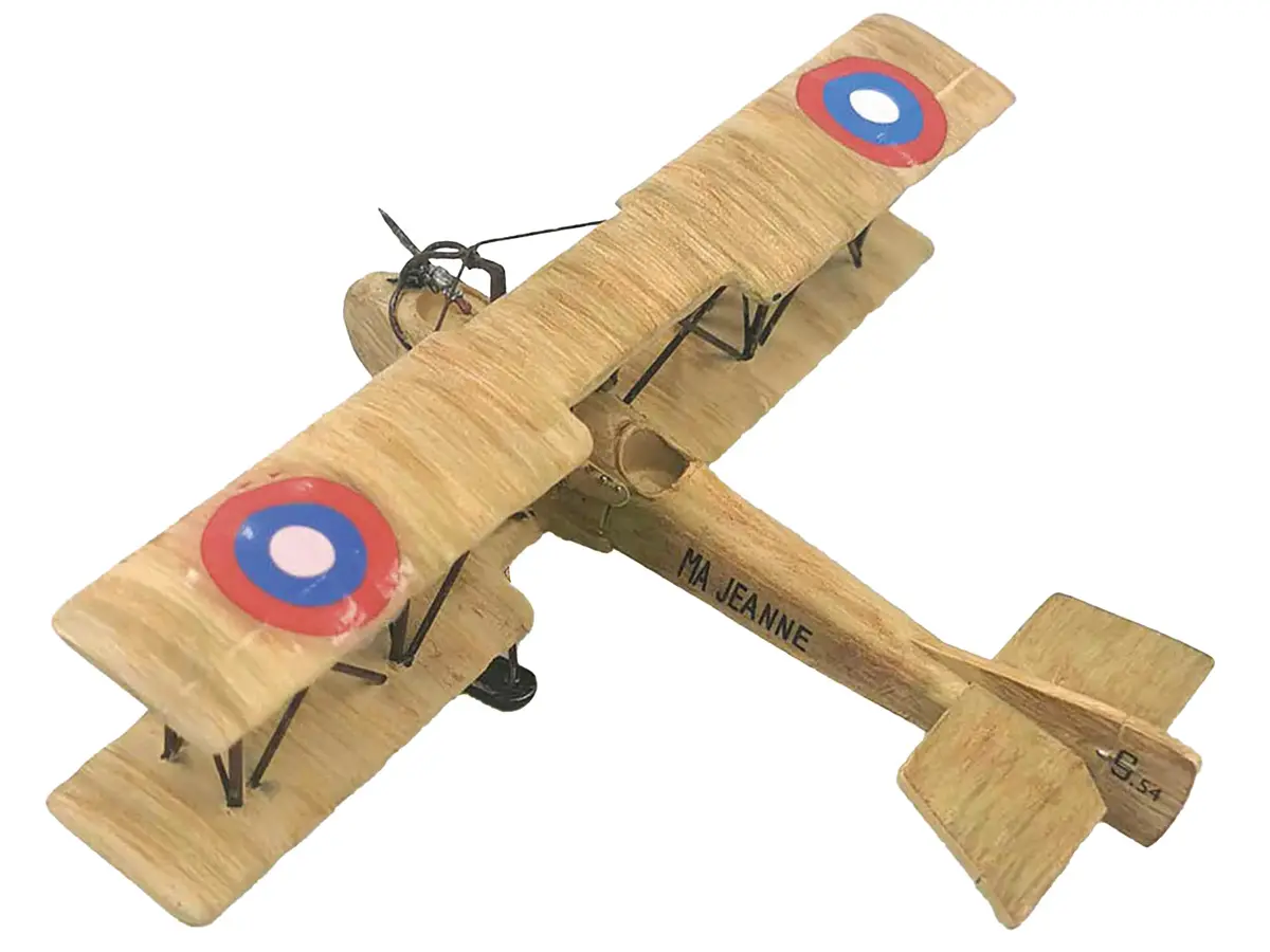Spad Sa 4 Aircraft With Ski Gear "French Air Force" 1/72 Model Airplane By Wings Of The Great War 1