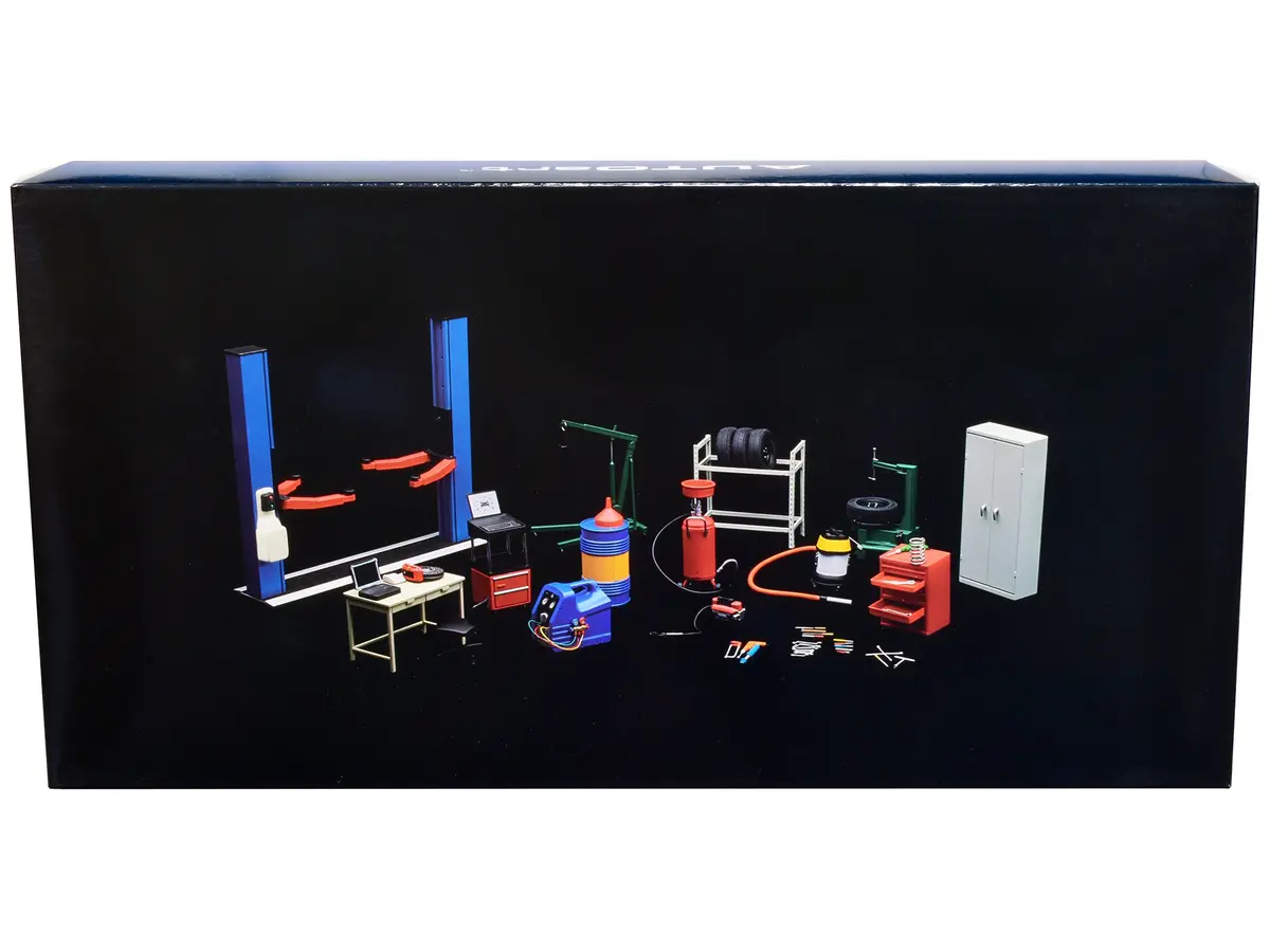 Garage Kit Set (Version 2) For 1/18 Scale Models By Autoart 1
