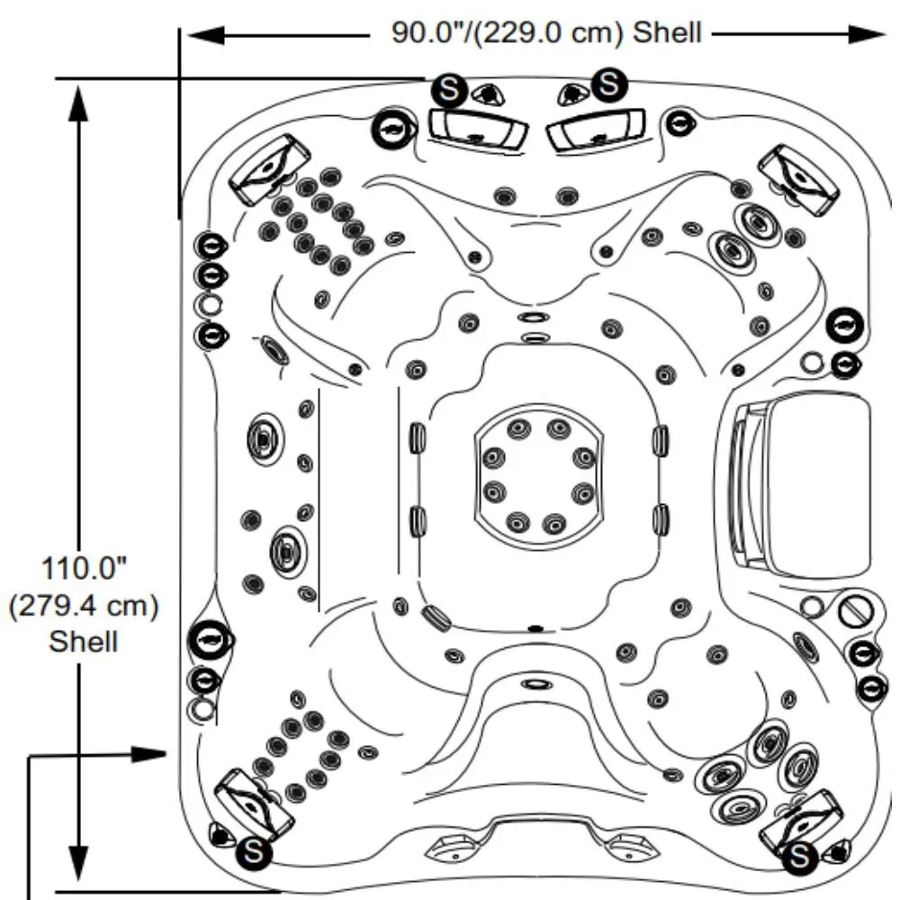 Sundance Spas Aspen Hot Tub Cover Brown (P/N: 6476-000Pm) Ships In 6 To 7 Weeks Approx 2