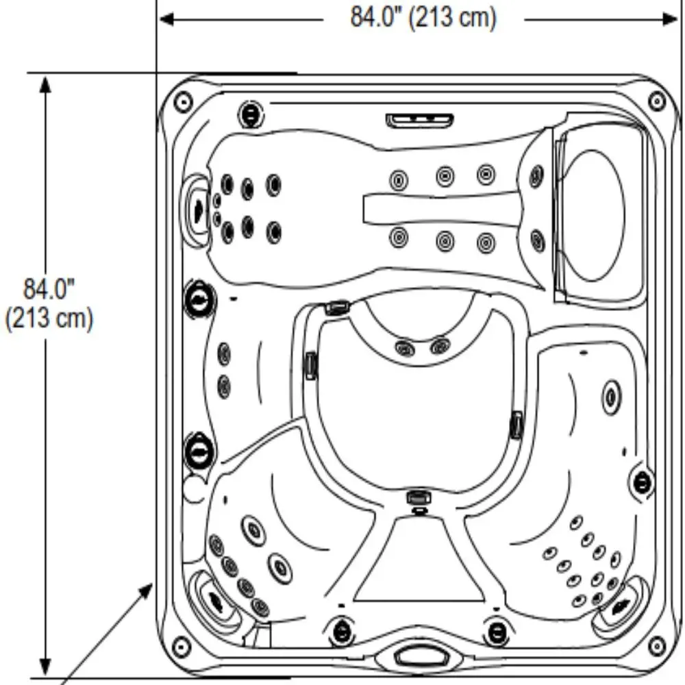 Sundance Spas Bristol Hot Tub Cover Brown (P/N: 6476-014Pm) Ships In 6 To 7 Weeks Approx 2