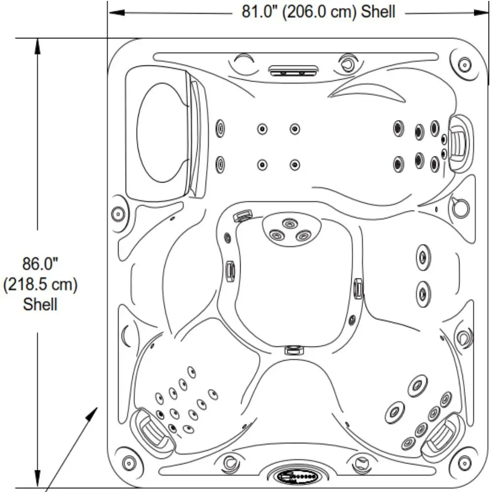 Sundance Spas Certa Hot Tub Cover Gray (P/N: 6476-004Pg) Ships In 12 To 13 Weeks 2