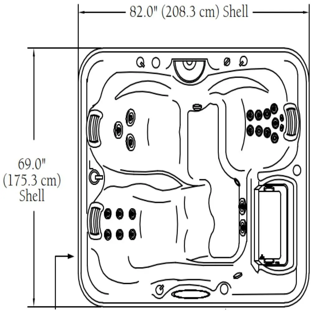 Sundance Spas Dover Hot Tub Cover Brown (P/N: 6476-005Pm) Ships In 12 To 13 Weeks 2
