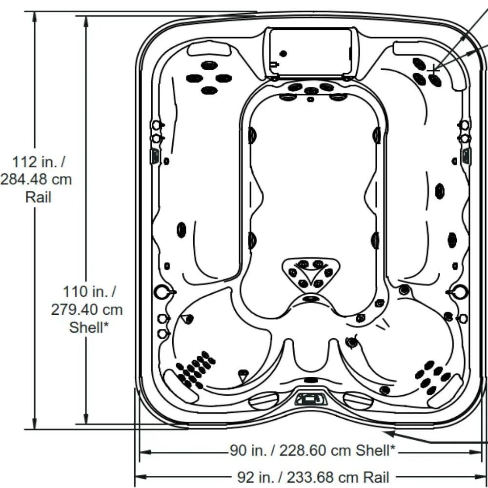 Sundance Spas Maxxus Hot Tub Cover Brown Bi-Fold 2002-2004 (P/N: 6475-516Pm) Ships In 5 To 6 Weeks Approx 2