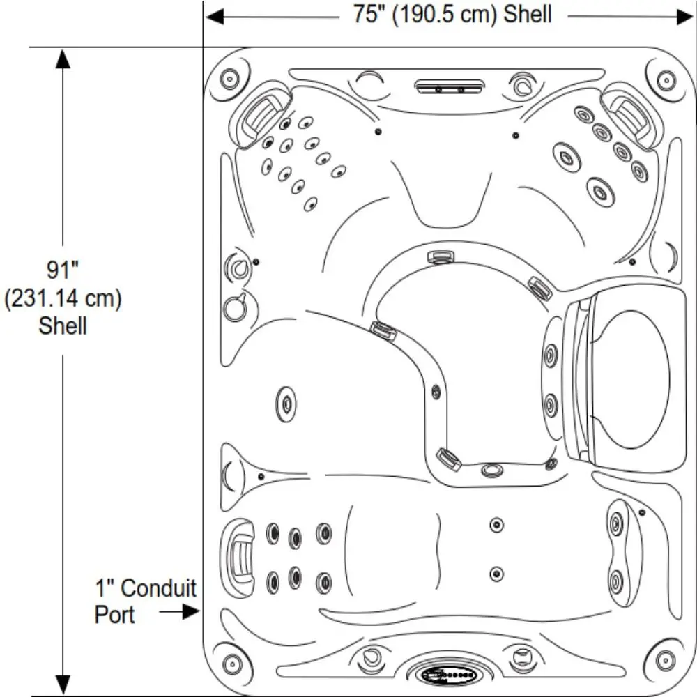 Sundance Spas Montclair Hot Tub Cover Gray (P/N: 6476-001Pg) Ships In 12 To 13 Weeks 2
