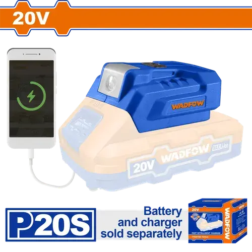 Adapter Usb/12𝑉 For Battery 𝑃20ˢ Lfp Ingco 2