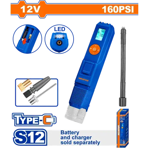 Air Compressor Cordless 𝑆12 35ℓ/Min Wadfow 2