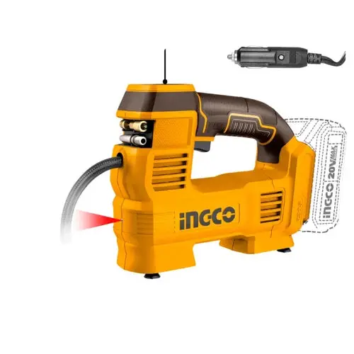Air Compressor Cordless 𝑃20ˢ 35ℓ/Min Ingco 1
