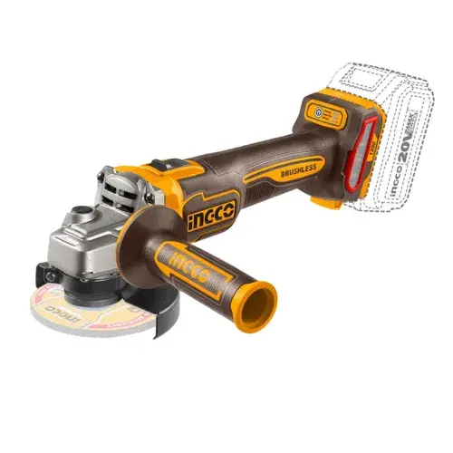 Angle Grinder Cordless 115𝑚𝑚 𝑃20ˢ Ingco 2