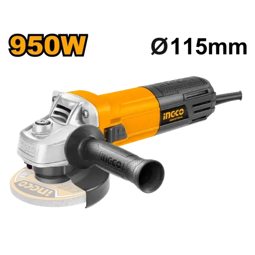 Angle Grinder Electric 115𝑚𝑚 0.95𝑘𝑊 Ingco 2
