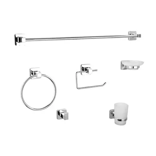 Bathroom Accessories Set Square Livorno 1