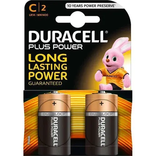 Battery 1.5𝑉 C Duracell Plus 1