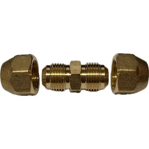 Brass Flare Union With Nuts 1
